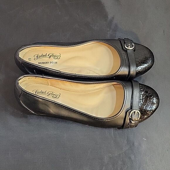 Faded Glory Women's Buckle Toe Flat SHOE - Picture 5 of 13